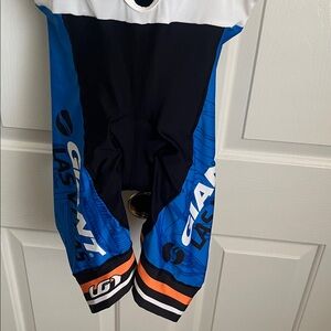 Garneau x Giant Cycling Bib Shorts in Blue and Black